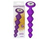 Анальная цепочка с кристаллом Emotions Buddy Purple