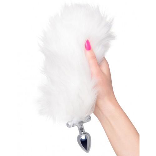 Втулка со светящимся хвостом и сменной пробкой с кристаллом 26 см Втулка со светящимся хвостом и сменной пробкой с кристаллом 26 см