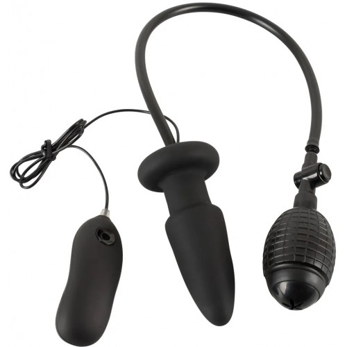 Расширяющаяся анальная пробка с вибрацией Inflatable Vibrating Расширяющаяся анальная пробка с вибрацией Inflatable Vibrating