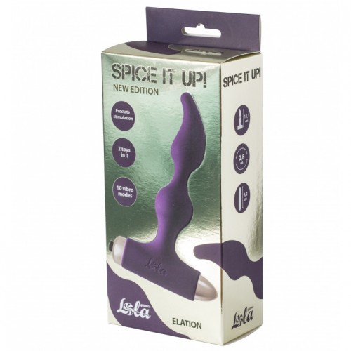 Анальная пробка с вибрацией Spice It Up New Edition Elation фиолетовая Анальная пробка с вибрацией Spice It Up New Edition Elation фиолетовая
