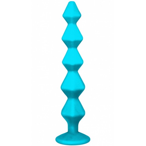 Анальная цепочка с кристаллом Emotions Buddy Turquoise Анальная цепочка с кристаллом Emotions Buddy Turquoise