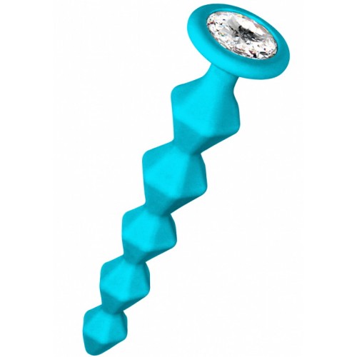 Анальная цепочка с кристаллом Emotions Buddy Turquoise Анальная цепочка с кристаллом Emotions Buddy Turquoise