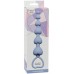 Силиконовая анальная цепочка Hearts Beads Blue Силиконовая анальная цепочка Hearts Beads Blue