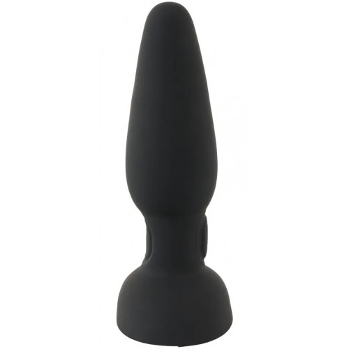 Вибровтулка с пульсацией в основании и дистанционным пультом управления Black Velvets Вибровтулка с пульсацией в основании и дистанционным пультом управления Black Velvets