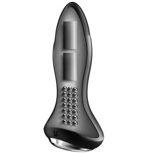 Анальный смарт-стимулятор с вибрацией и ротацией Satisfyer Rotator Plug 1+ черный Анальный смарт-стимулятор с вибрацией и ротацией Satisfyer Rotator Plug 1+ черный