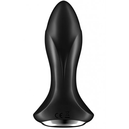 Анальный смарт-стимулятор с вибрацией и ротацией Satisfyer Rotator Plug 1+ черный Анальный смарт-стимулятор с вибрацией и ротацией Satisfyer Rotator Plug 1+ черный