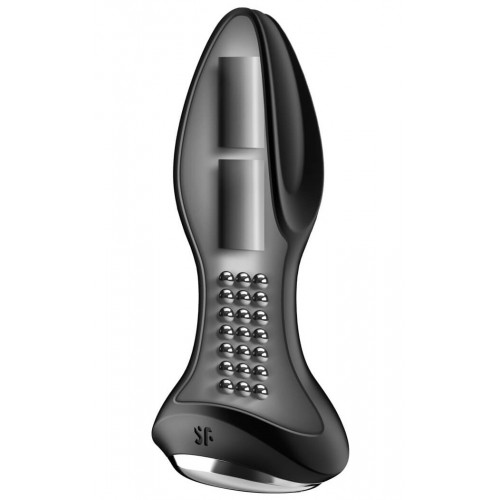 Анальный смарт-стимулятор с вибрацией и ротацией Satisfyer Rotator Plug 2+ черный Анальный смарт-стимулятор с вибрацией и ротацией Satisfyer Rotator Plug 2+ черный