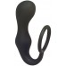 Анальная пробка с кольцом на пенис Double Pleasure Anal Plug Black