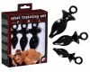 Набор черных анальных втулок Anal Training Set