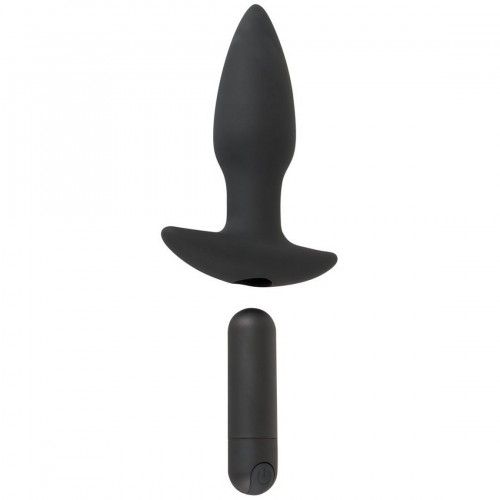 Анальная вибровтулка с дистанционным пультом управления Black Velvets Анальная вибровтулка с дистанционным пультом управления Black Velvets