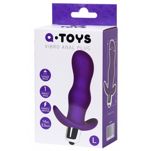 Анальная пробка с вибрацией A-Toys by Toyfa Kamet L Анальная пробка с вибрацией A-Toys by Toyfa Kamet L