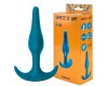 Анальный стимулятор из медицинского силикона Spice It Up Starter синий