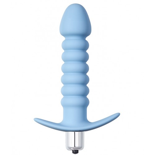Рифленая анальная пробка с вибрацией Twisted Anal Plug Рифленая анальная пробка с вибрацией Twisted Anal Plug