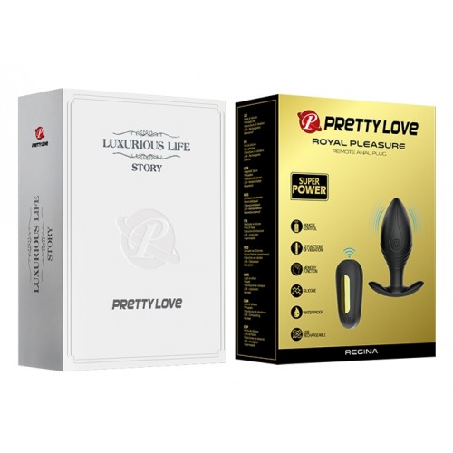 Анальная вибропробка с пультом дистанционного управления Pretty Love Royal Pleasure Regina Анальная вибропробка с пультом дистанционного управления Pretty Love Royal Pleasure Regina