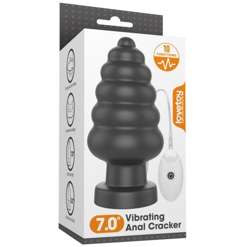Большая анальная пробка с вибрацией King Sized Vibrating Anal Cracker 18 см Большая анальная пробка с вибрацией King Sized Vibrating Anal Cracker 18 см