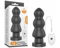 Большая анальная елочка с вибрацией King Sized Vibrating Anal Rigger 20 см