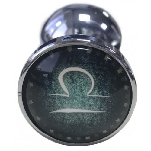 Анальная пробка из стали Zodiac Весы S Анальная пробка из стали Zodiac Весы S