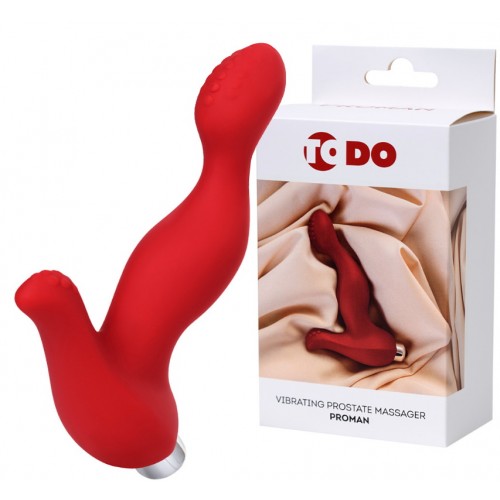 Вибростимулятор простаты Toyfa Proman со стимулятором промежности Вибростимулятор простаты Toyfa Proman со стимулятором промежности
