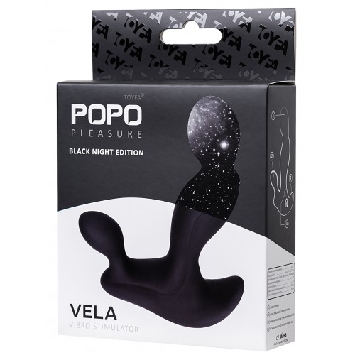 Силиконовый стимулятор простаты с вибрацией Popo Pleasure by Toyfa Vela Силиконовый стимулятор простаты с вибрацией Popo Pleasure by Toyfa Vela