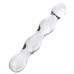 Двусторонний фаллоимитатор из стекла Sexus Glass 19 см