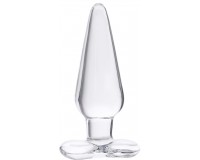 Анальный втулка из стекла Sexus Glass 11,5 см
