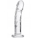 Реалистичный фаллос из прозрачного стекла Sexus Glass 20 см