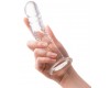 Реалистичный фаллос из прозрачного стекла Sexus Glass 20 см