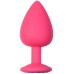 Анальная пробка Emotions Cutie Large Pink Dark Purple Crystal