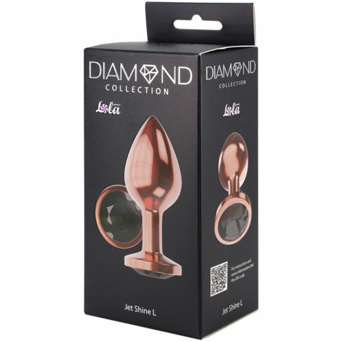 Анальная пробка Diamond Jet Shine L розовое золото Анальная пробка Diamond Jet Shine L розовое золото