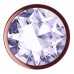 Анальная пробка Diamond Moonstone Shine L розовое золото Анальная пробка Diamond Moonstone Shine L розовое золото