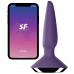 Анальный смарт-стимулятор с вибрацией Satisfyer Plug-ilicious 1 фиолетовый Анальный смарт-стимулятор с вибрацией Satisfyer Plug-ilicious 1 фиолетовый