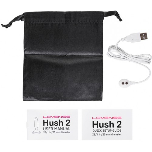 Анальная смарт-пробка Lovense Hush XS диаметр 2,5 см Анальная смарт-пробка Lovense Hush XS диаметр 2,5 см