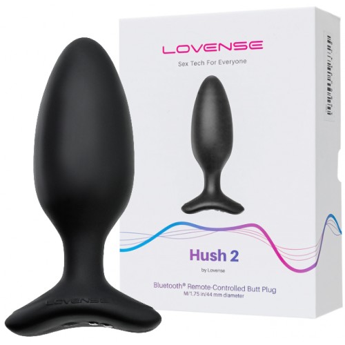 Анальная смарт-пробка Lovense Hush М диаметр 4,4 см Анальная смарт-пробка Lovense Hush М диаметр 4,4 см