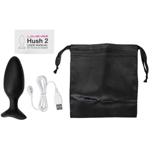 Анальная смарт-пробка Lovense Hush М диаметр 4,4 см Анальная смарт-пробка Lovense Hush М диаметр 4,4 см