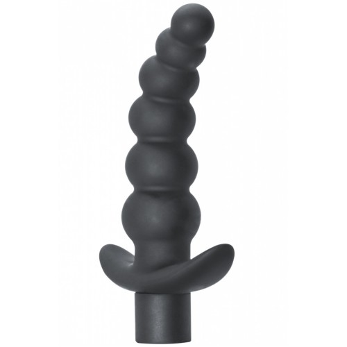 Анальная елочка с вибрацией Ecstasy Dark Grey Анальная елочка с вибрацией Ecstasy Dark Grey