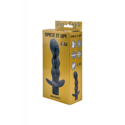 Анальный стимулятор с 7 режимами вибрации серого цвета Анальный стимулятор с 7 режимами вибрации серого цвета