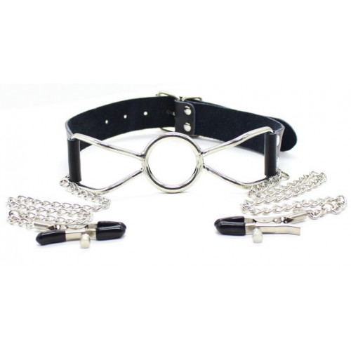 Кольцо-расширитель M с зажимами для сосков Кольцо-расширитель M с зажимами для сосков