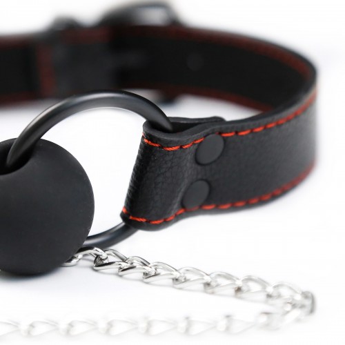 Кляп-трензель с зажимами на соски Кляп-трензель с зажимами на соски