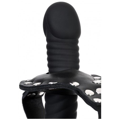 Кляп-страпон на ремне с фаллосами Toyfa Theatre 12 см Кляп-страпон на ремне с фаллосами Toyfa Theatre 12 см