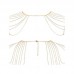 Бикини-цепочка Bijoux Magnifique Chain Shoulders Back Jewelry Gold золотая