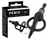 Пластиковый уретральный виброплаг с силиконовым кольцом под головку Penis Plug