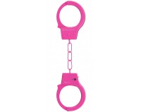 Розовые металлические наручники Ouch Beginners Handcuffs