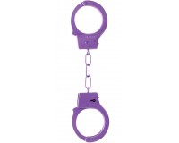 Фиолетовые металлические наручники Ouch Beginners Handcuffs