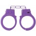 Фиолетовые металлические наручники Ouch Beginners Handcuffs