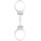 Белые металлические наручники Ouch Beginners Handcuffs