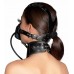 БДСМ ошейник с поводком и расширяющимся кляпом Zado Fetish