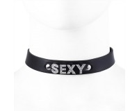 Стильный черный чокер Sexy