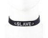 Стильный черный чокер Slave