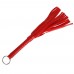 Маленькая красная плеть с кольцом на рукояти 27 см