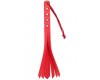 Красный мини-флоггер из искусственной кожи 27 см